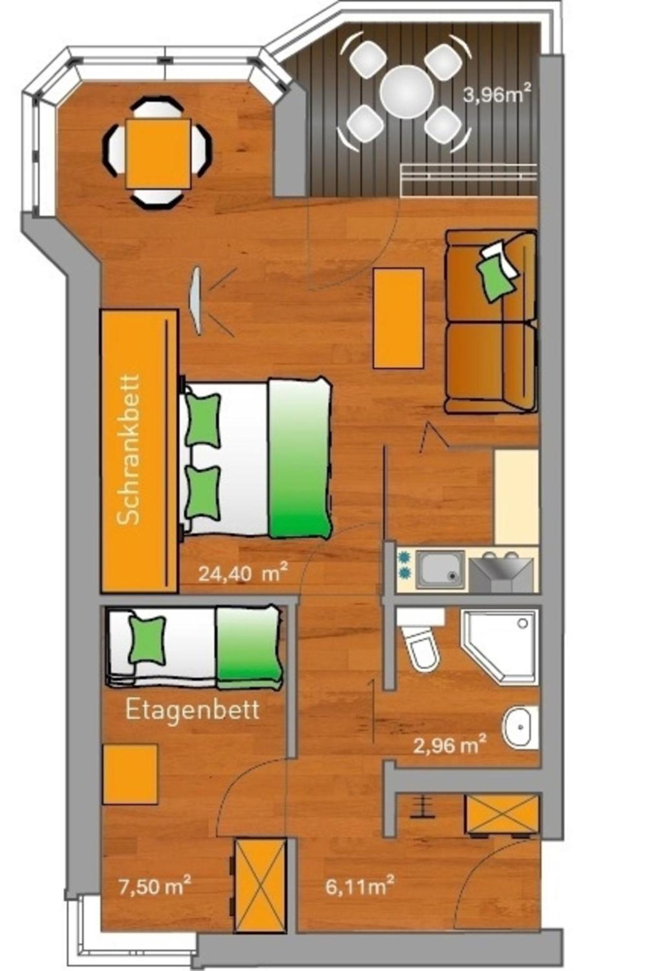Ancora Marina Haus 1 Nr 03, Typ 1 Apartment Neustadt in Holstein Ngoại thất bức ảnh